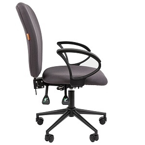 Офисное кресло CHAIRMAN 9801 BLACK, ткань серии Т, серый